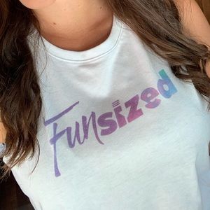 Funsized Racerback crop top